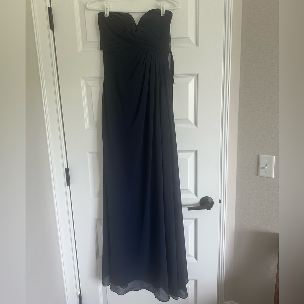 Navy blue bridesmaid dress